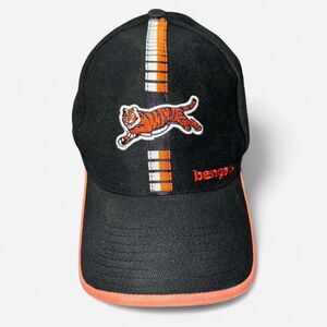 Vintage 90s NFL Cincinnati Bengals Adjustable Hat with Embroidered Tiger Logo